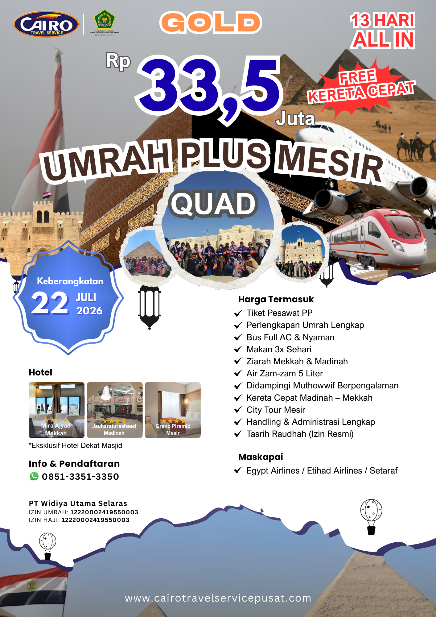 UMROH MESIR 22 JUL