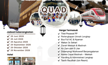 Umrah Regular 9 Hari