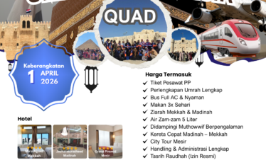 Umrah Syawal Plus Mesir 1 April 2026